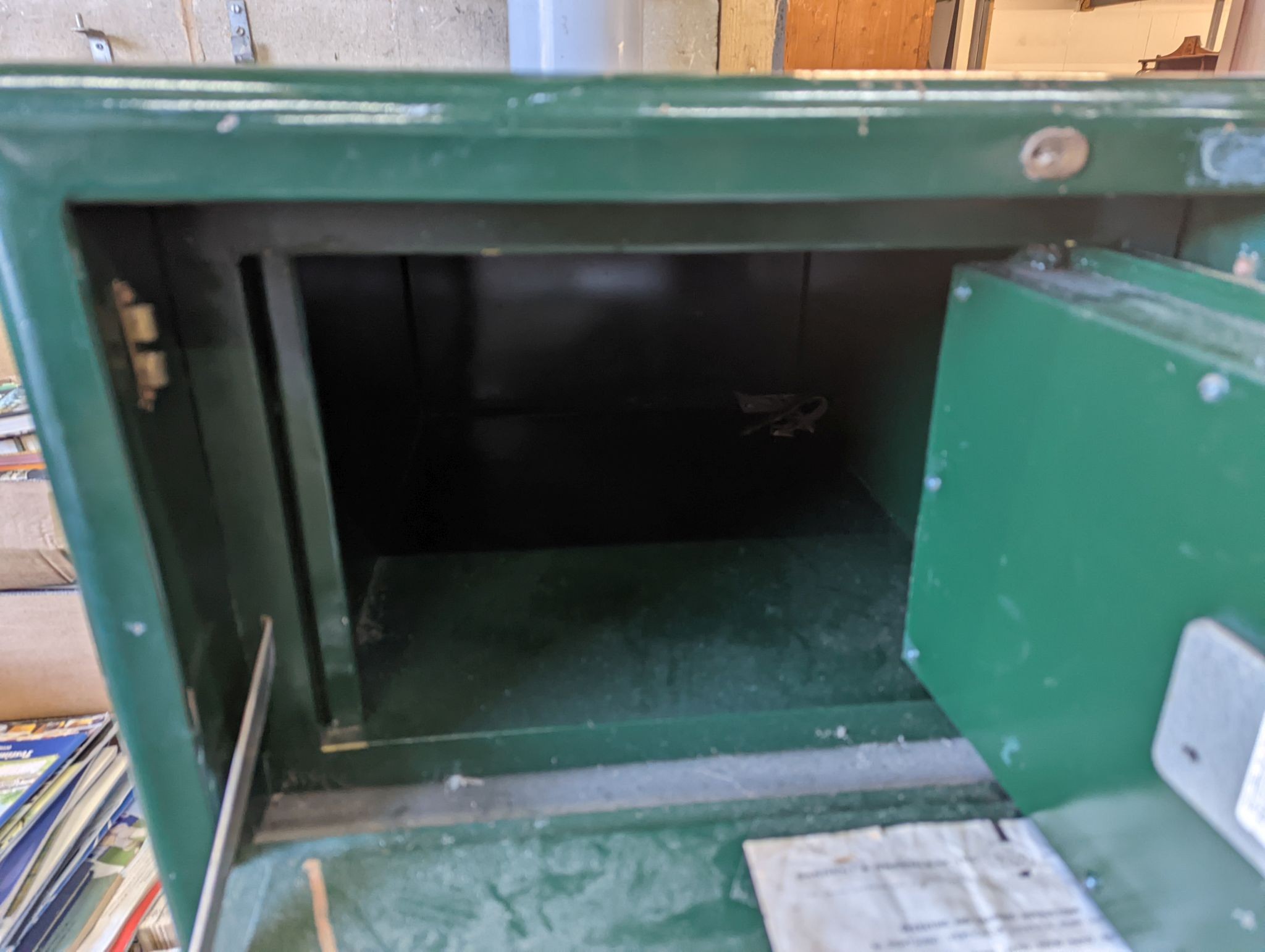 A Safe filing cabinet with combination internal safe, width 49cm, depth 63cm, height 102cm